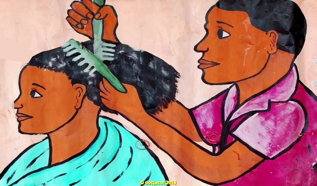 graffiti coiffure Malienne